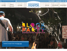 Tablet Screenshot of downtownhampton.com